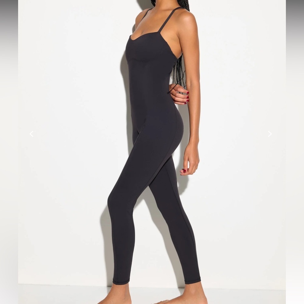 SPIRITUAL GANGSTER WOMENS THIN STRAP BODYSUIT SMALL /XS BLACK